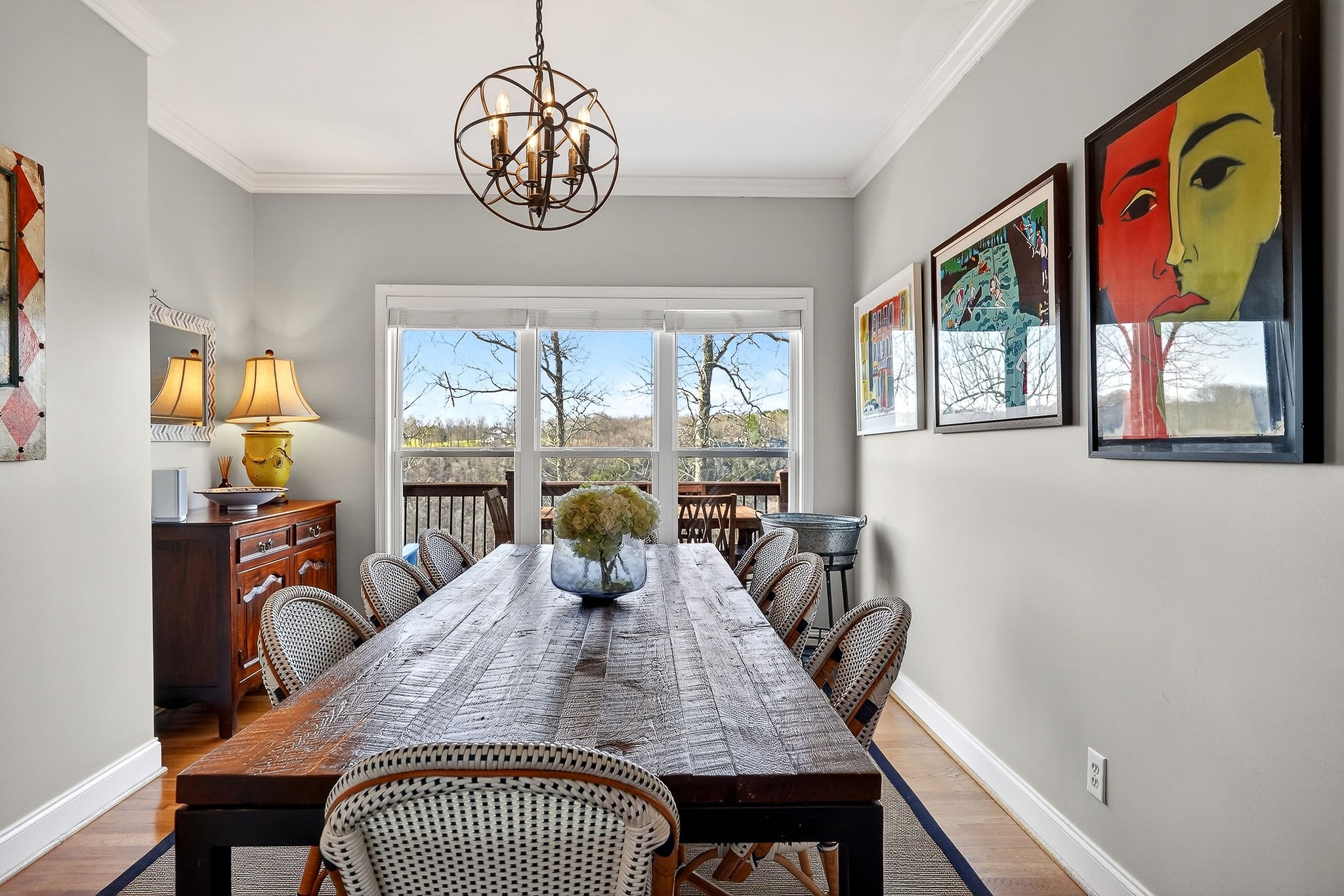 1175 Hutchins Bend Road Sparta, TN 38583 - Photo 21 of 76 a view of a dining room with furniture window and outside view