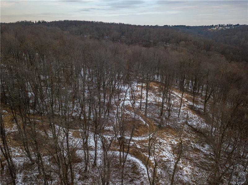 0 Neville Road Beaver, PA 15009 - Photo 10 of 13 This aerial view shows more trails, level area and back view of acreage.