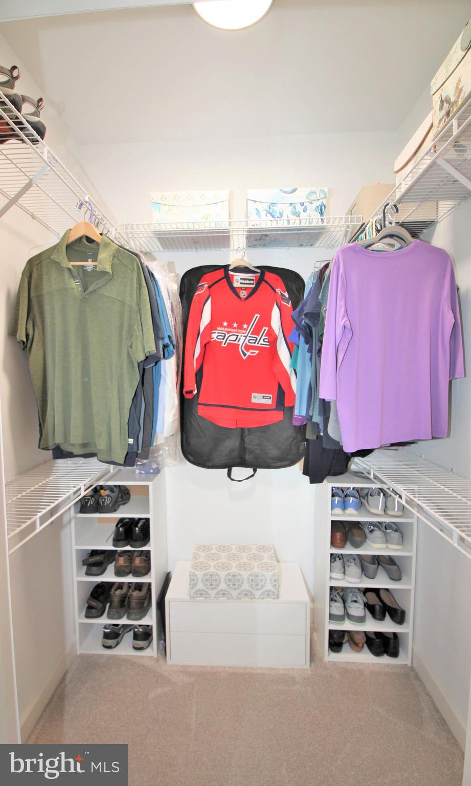 20901 Cedarpost Square, Unit 301 Ashburn, VA 20147 - Photo 15 of 25 Walk-in closet - Primary Bedroom