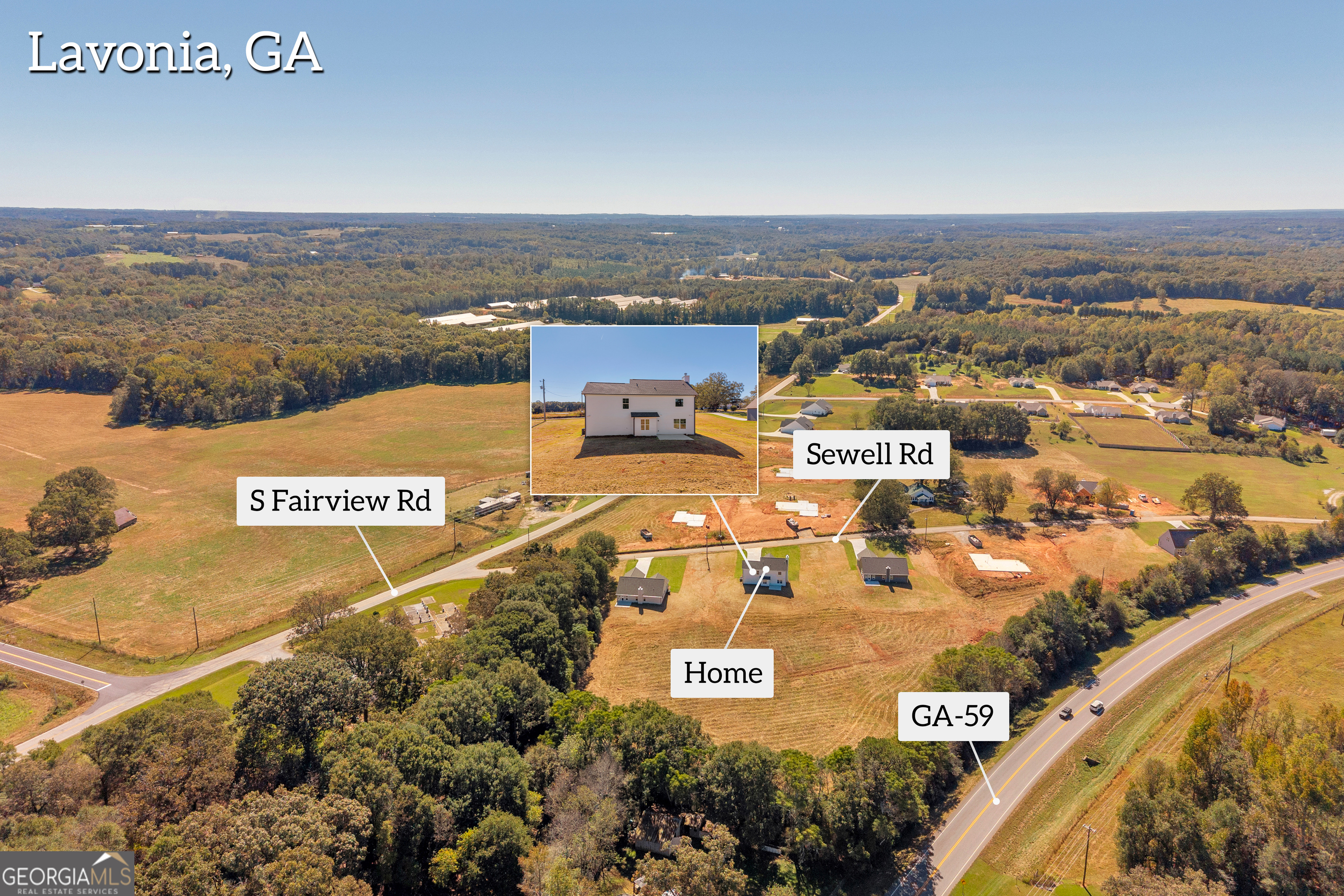 62 Sewell Road Lavonia, GA 30553 - Photo 56 of 63 a view of a city