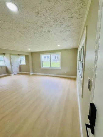 a view of livingroom with natural light