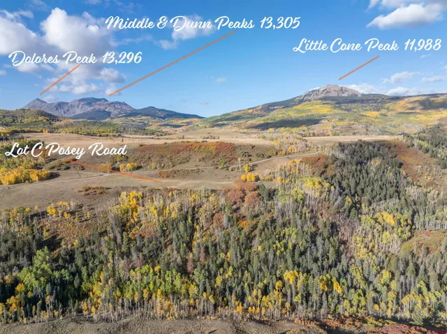 $1,200,000 | Lot C Posey Road, Placerville, CO 81430