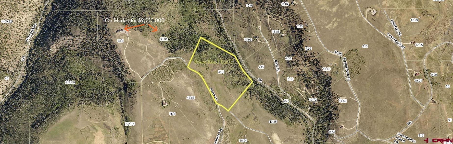 Lot C Posey Road Placerville, CO 81430 - Photo 9 of 34 a map view of location