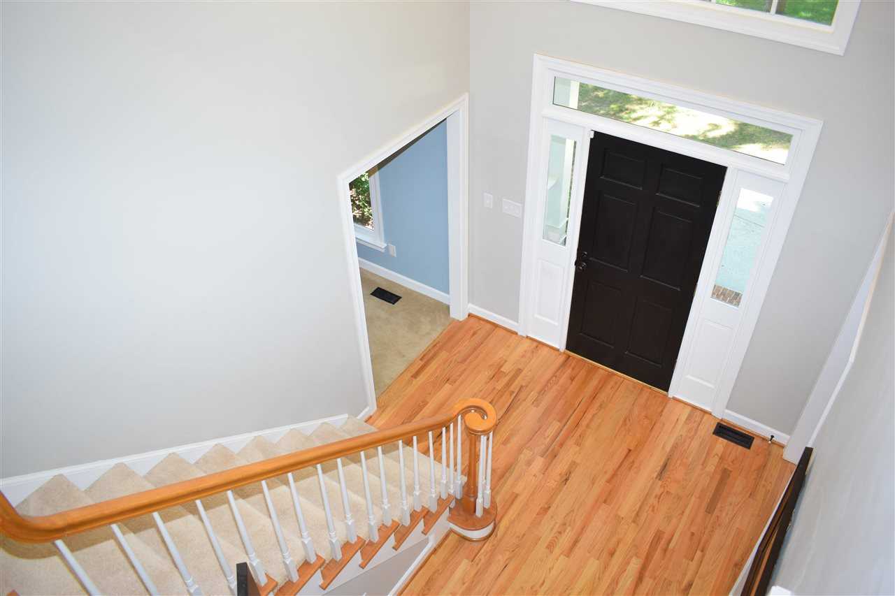 1605 Dressage Court Raleigh, NC 27613 - Photo 2 of 21 2 story foyer w/ large entrance hall. Gleaming hardwoods throughout first floor except for great room. Foyer