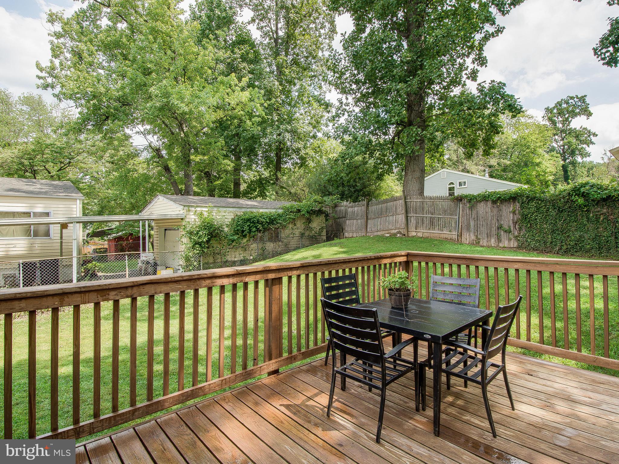 11823 Idlewood Road Silver Spring, MD 20906 - Photo 19 of 19 Deck overlooking back yard
