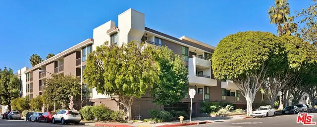 a view of a building and a street view