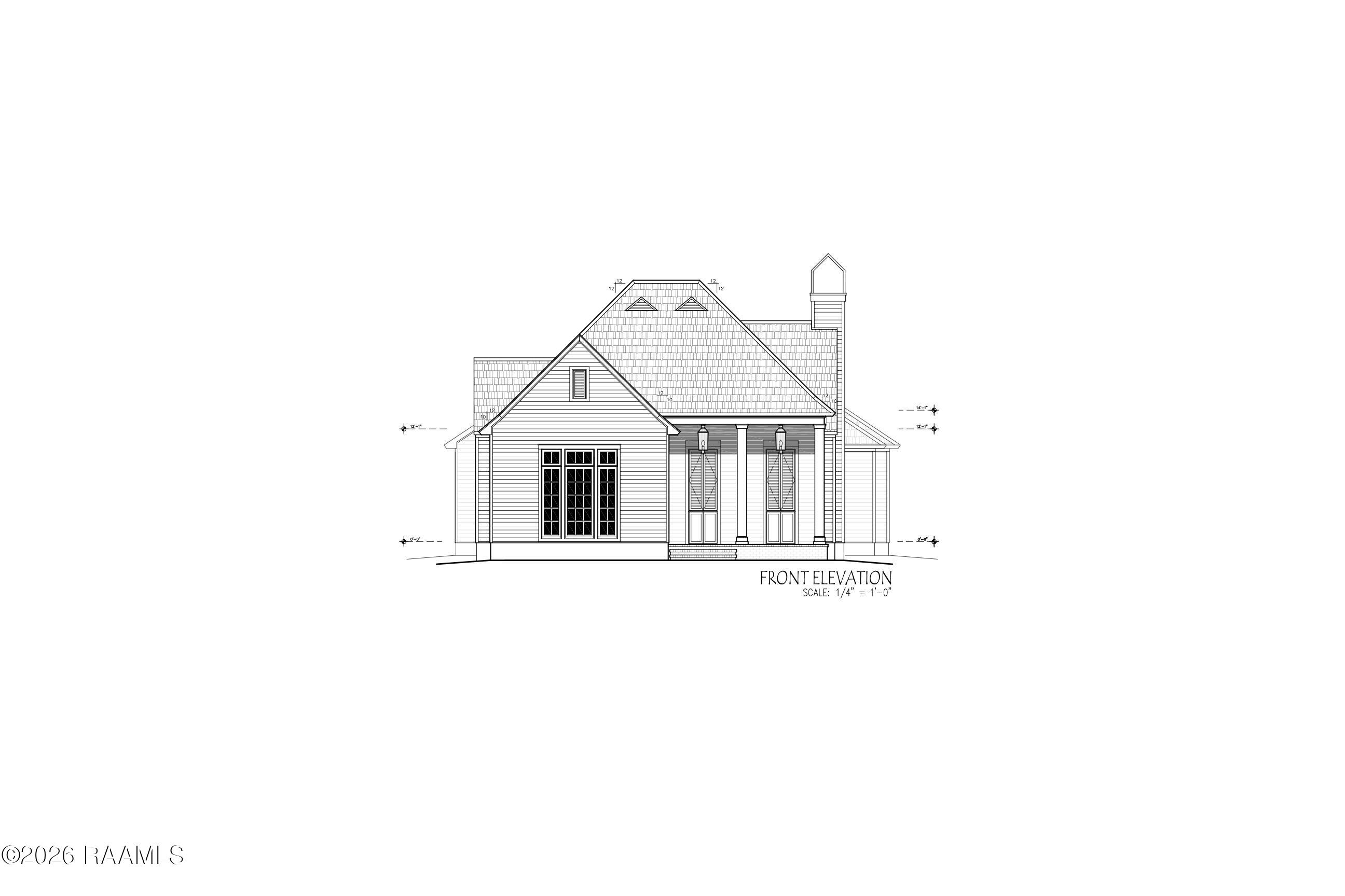 T-48 revised front elevation