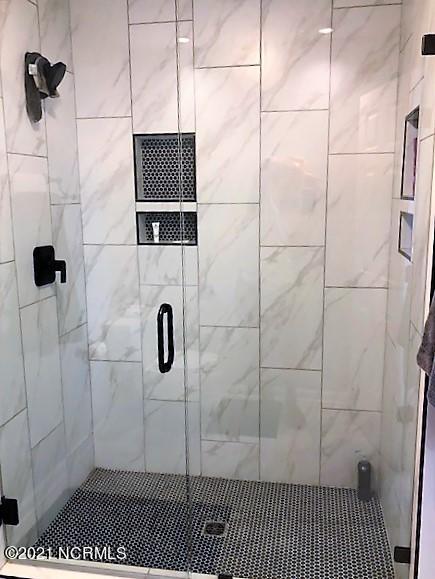 1725 Kings Landing Road Hampstead, NC 28443 - Photo 22 of 48 Master Walk-in Tiled Shower
