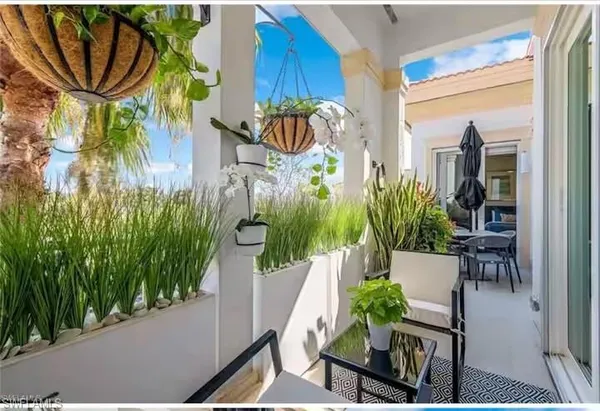 a view of outdoor seating area