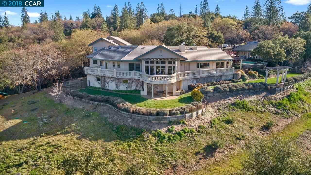 300 Eagle Drive Murphys, CA 95247 - Photo 5 of 40 a aerial view of a house with a big yard and potted plants