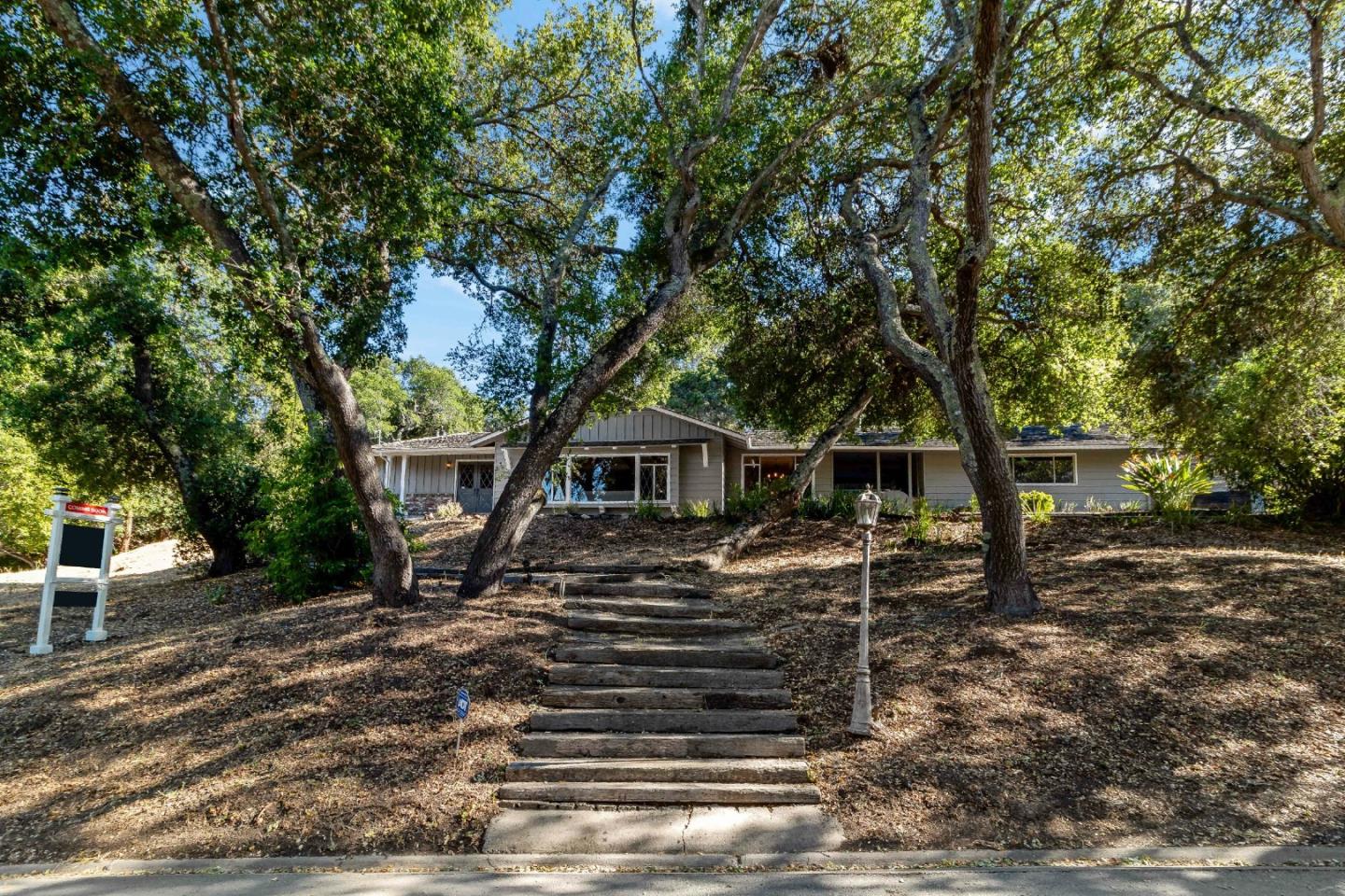 335 Harcross Road Woodside, CA 94062 - Photo 3 of 72 a view of a house with a yard