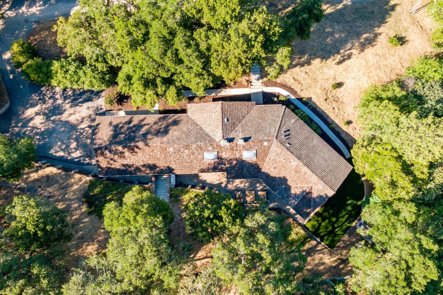 335 Harcross Road Woodside, CA 94062 - Photo 57 of 72 a view of swimming pool with a yard