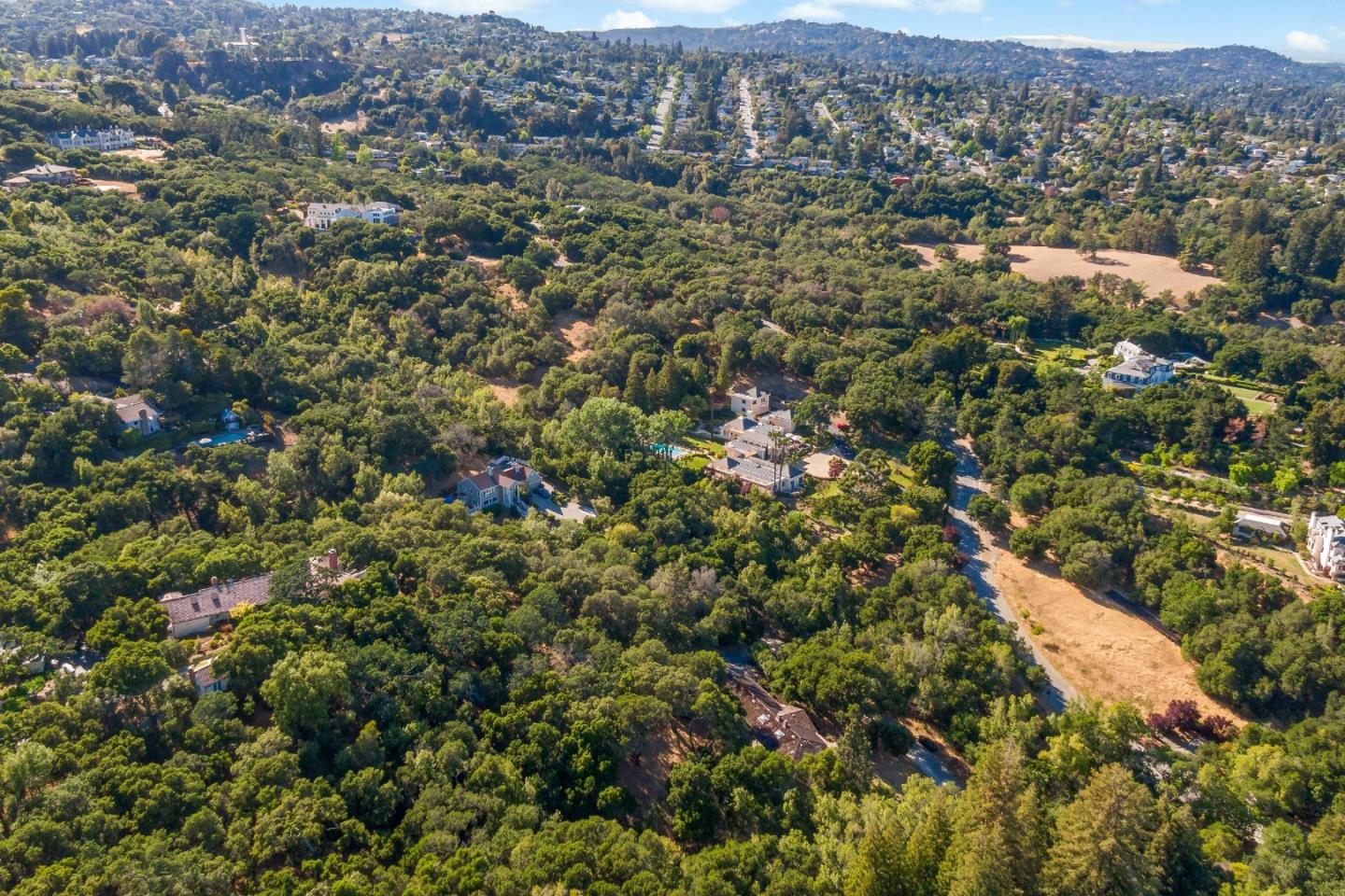 335 Harcross Road Woodside, CA 94062 - Photo 66 of 72 an aerial view of forest
