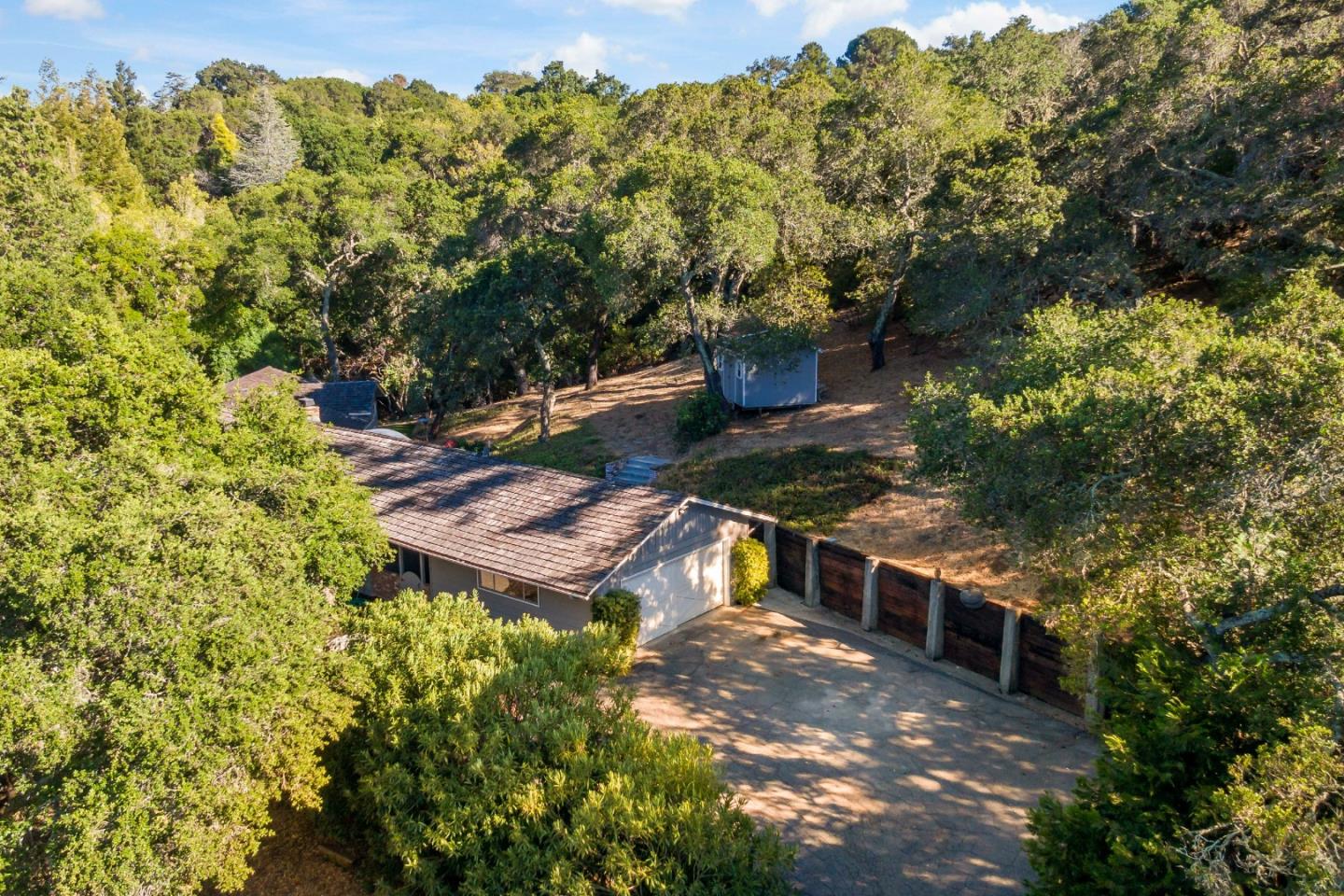335 Harcross Road Woodside, CA 94062 - Photo 70 of 72 a view of a chairs and table in the patio