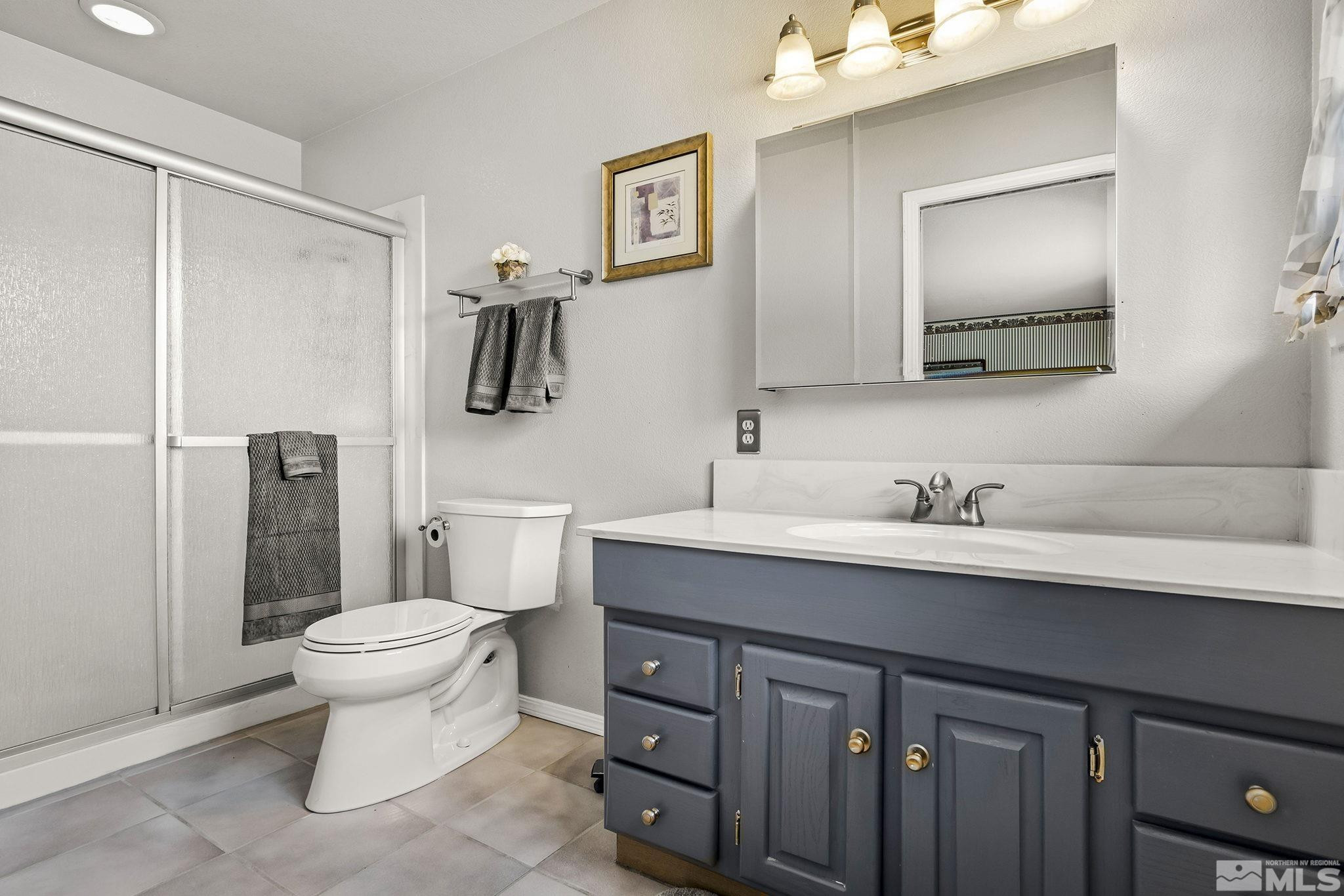 1090 Lavender Way Reno, NV 89521 - Photo 15 of 22 a bathroom with a toilet sink and mirror