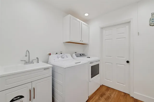 a workspace with furniture and window