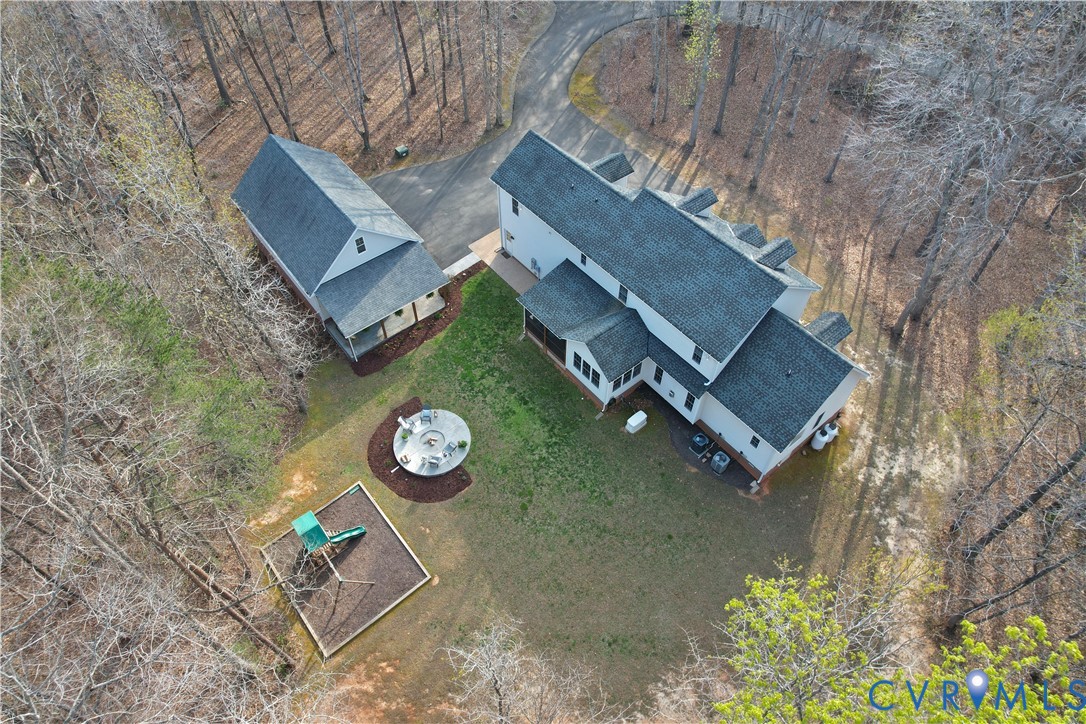 4308 A Three Bridge Road Powhatan, VA 23139 - Photo 51 of 76 Aerial view of property and surrounding area featu