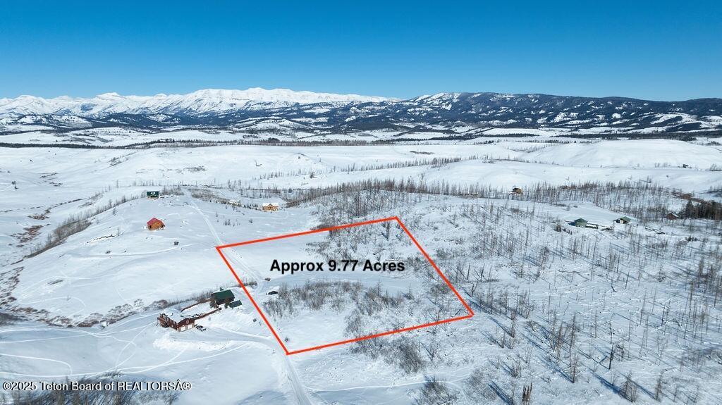 Tbd Tbd Vista Ridge Lane Bondurant, WY 82922 - Photo 18 of 19 Appx outline of 9.77 acres