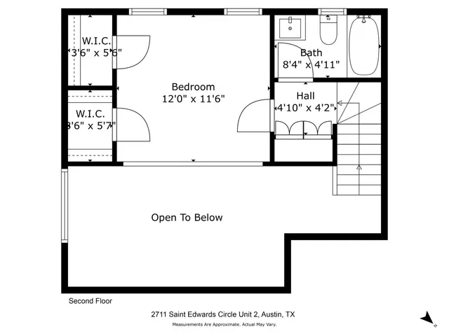 $1,695 | 2711 St Edwards Circle, Unit 2, Austin, TX 78704