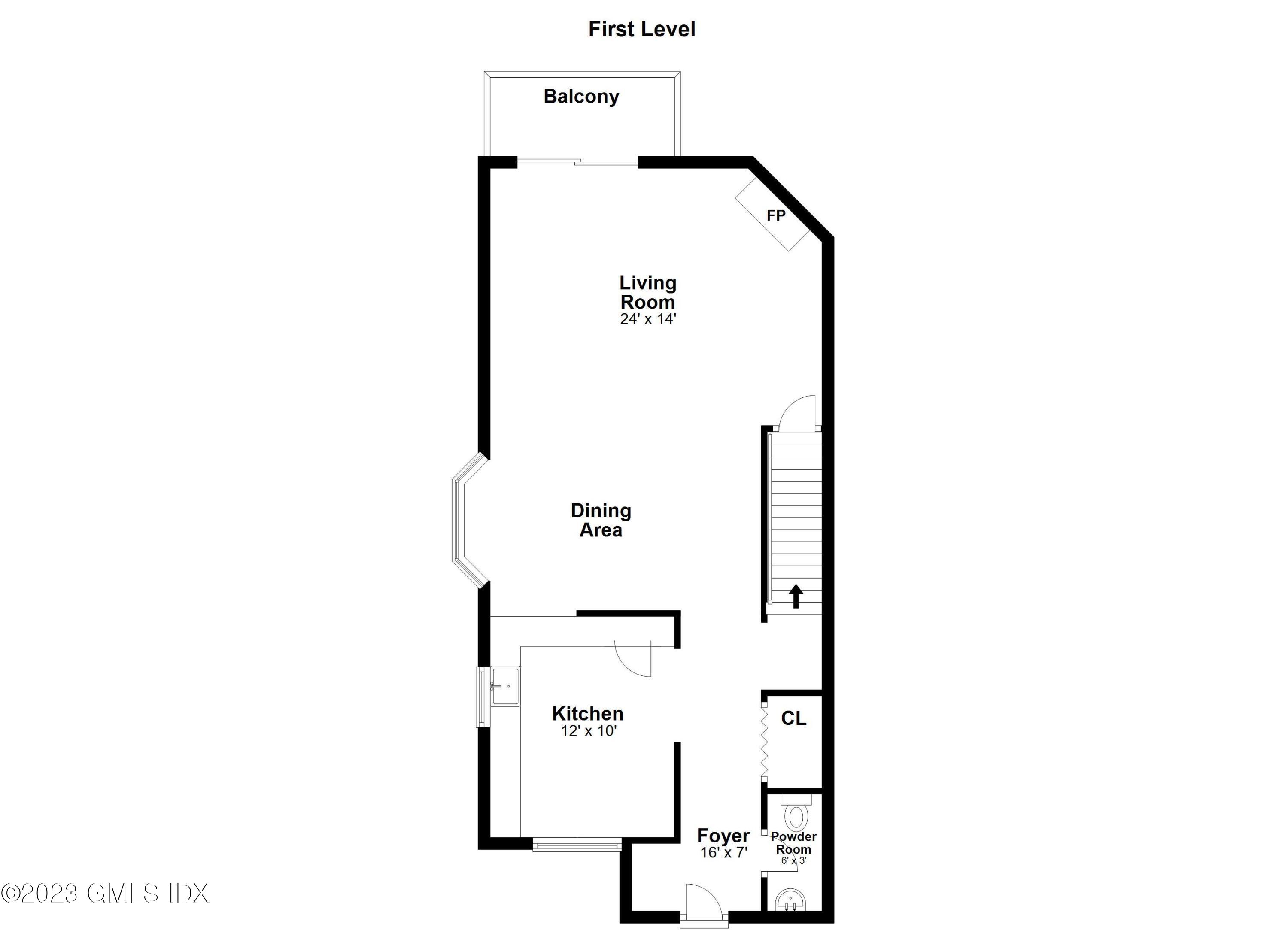 5 Glen Street, Unit 101 Greenwich, CT 06830 - Photo 34 of 37 a picture of a floor plan