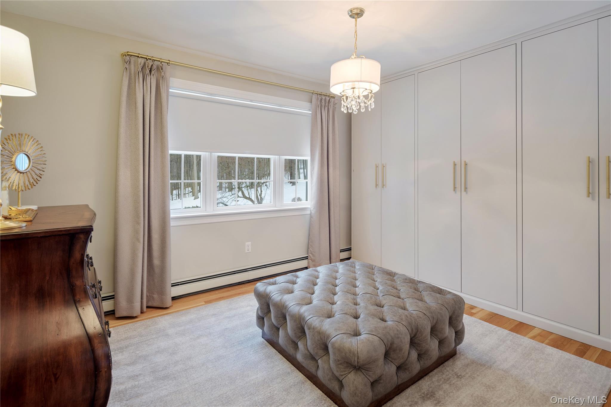 14 Adams Farm Road Katonah, NY 10536 - Photo 33 of 47 En-suite Primary Bedroom sitting room/dressing room/walk-in closet with built-ins