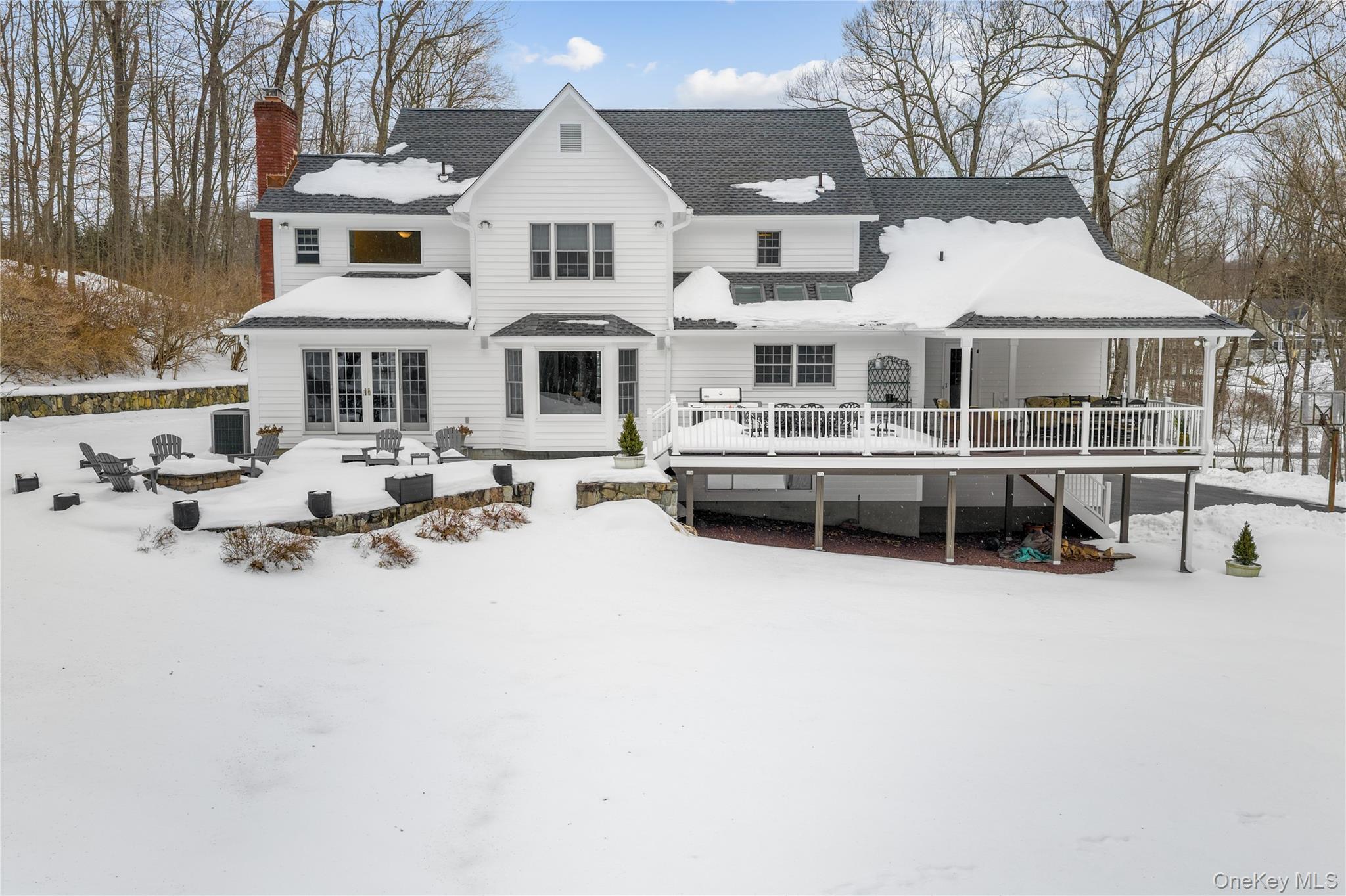 14 Adams Farm Road Katonah, NY 10536 - Photo 6 of 47 Backs to the Angle Fly preserve, covered deck, plein air deck and large patio