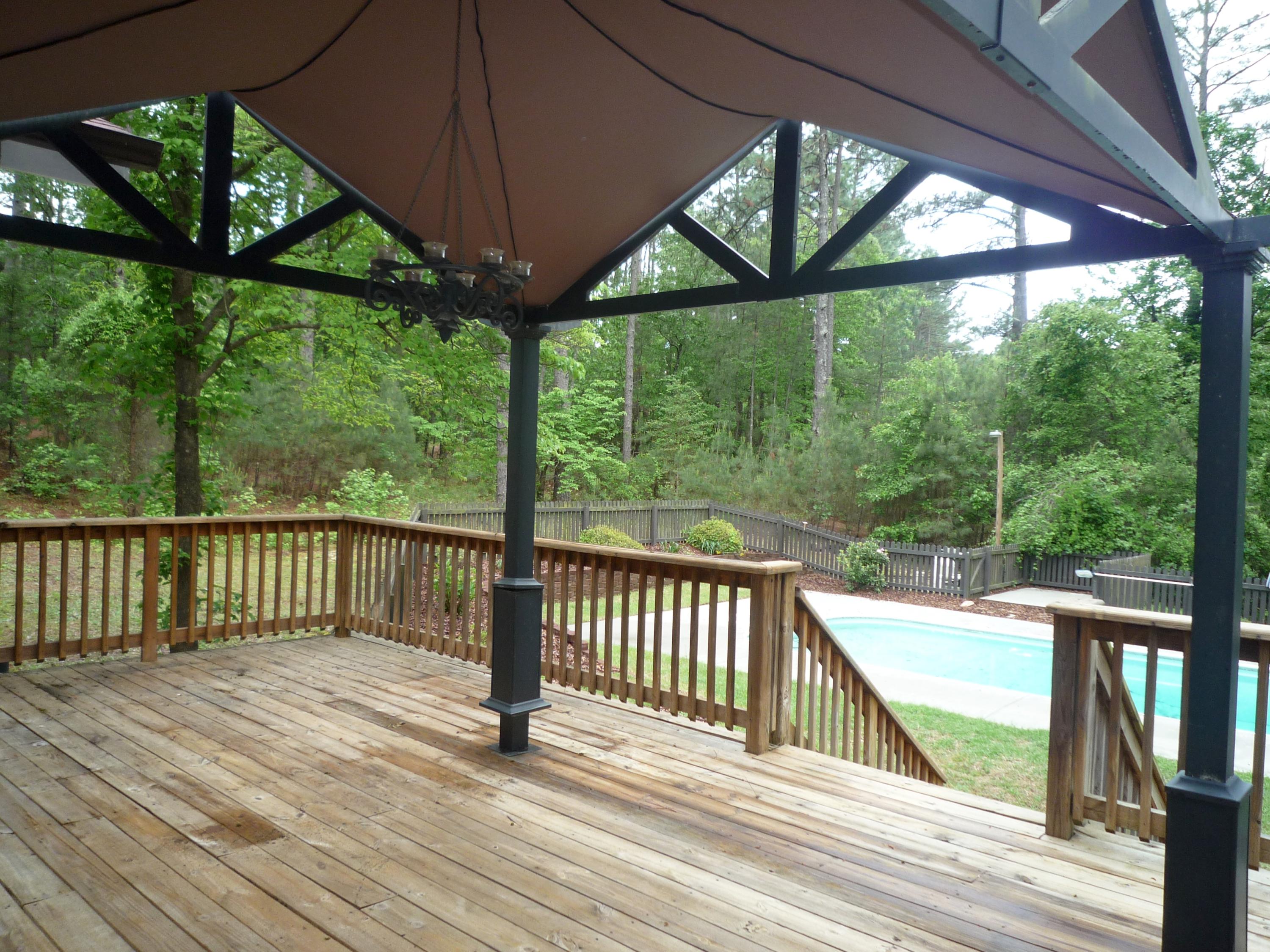 120 Steelman Road Southern Pines, NC 28387 - Photo 5 of 18 Back Porch with Gazebo