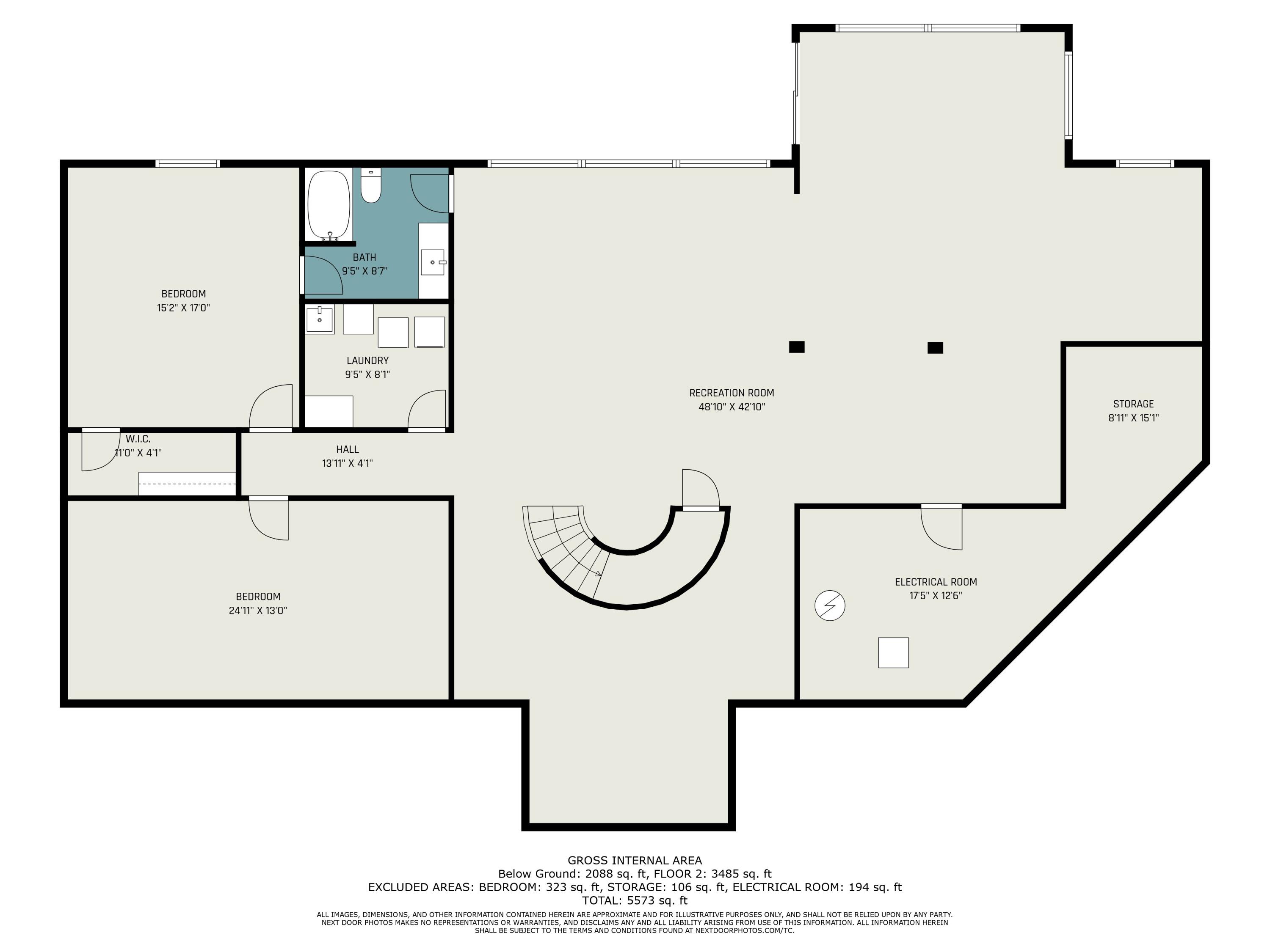 68363 Calvin Center Road Cassopolis, MI 49031 - Photo 54 of 55 Floor plan lower level