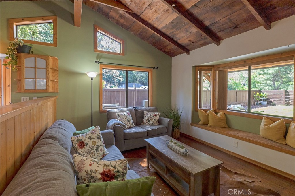 31311 Silverado Canyon Road Silverado, CA 92676 - Photo 17 of 37 a living room with furniture and a large window
