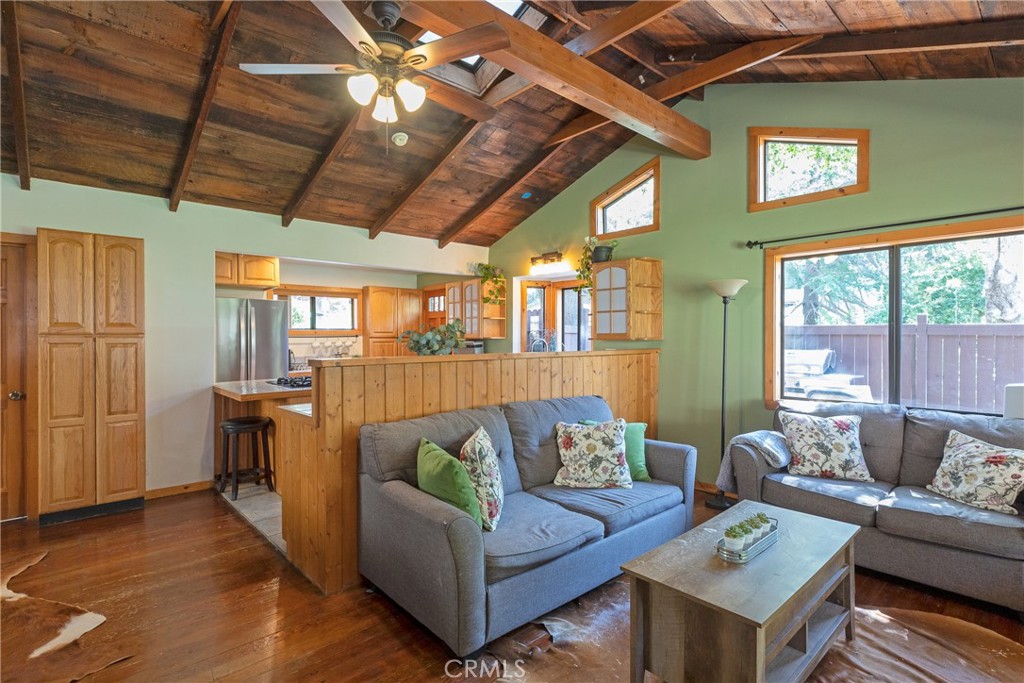 31311 Silverado Canyon Road Silverado, CA 92676 - Photo 19 of 37 a living room with furniture and a fireplace
