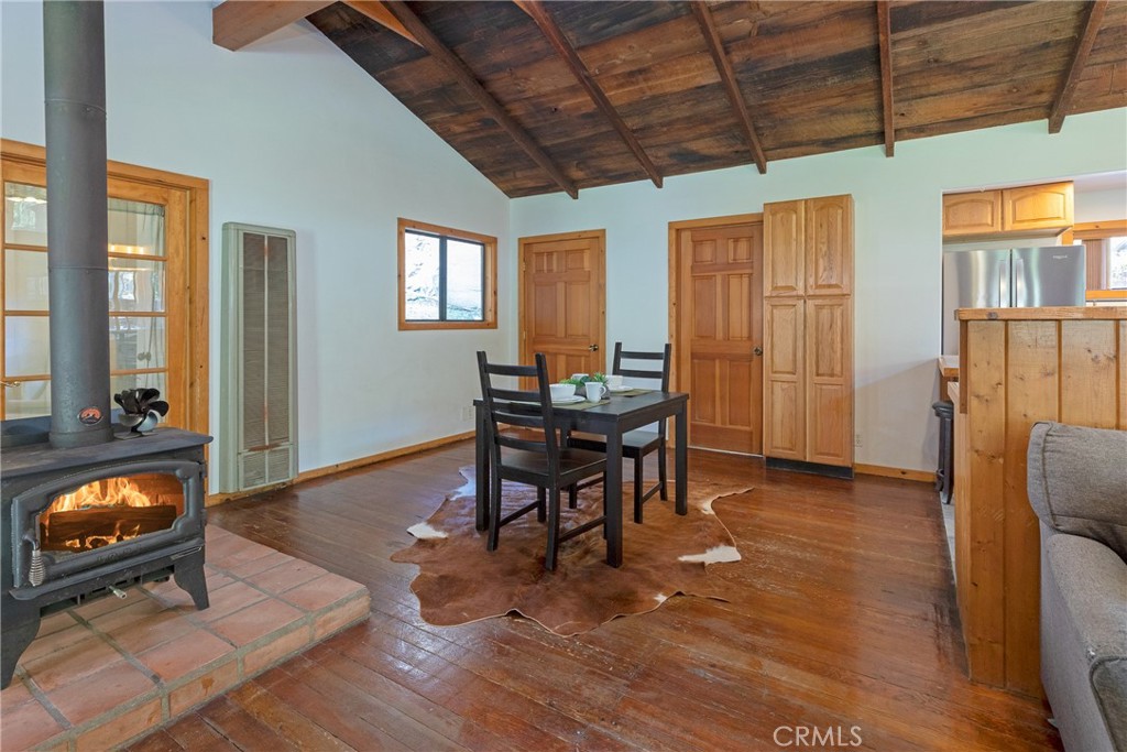 31311 Silverado Canyon Road Silverado, CA 92676 - Photo 20 of 37 a workspace with furniture window and wooden floor