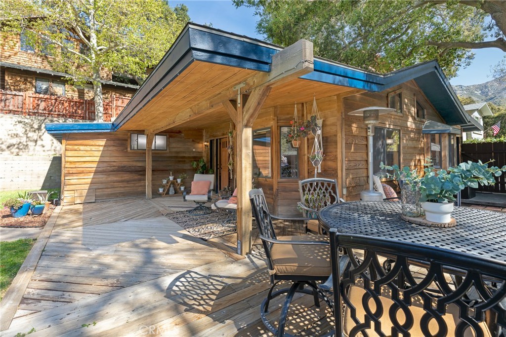 31311 Silverado Canyon Road Silverado, CA 92676 - Photo 31 of 37 a view of a chairs and table in the patio