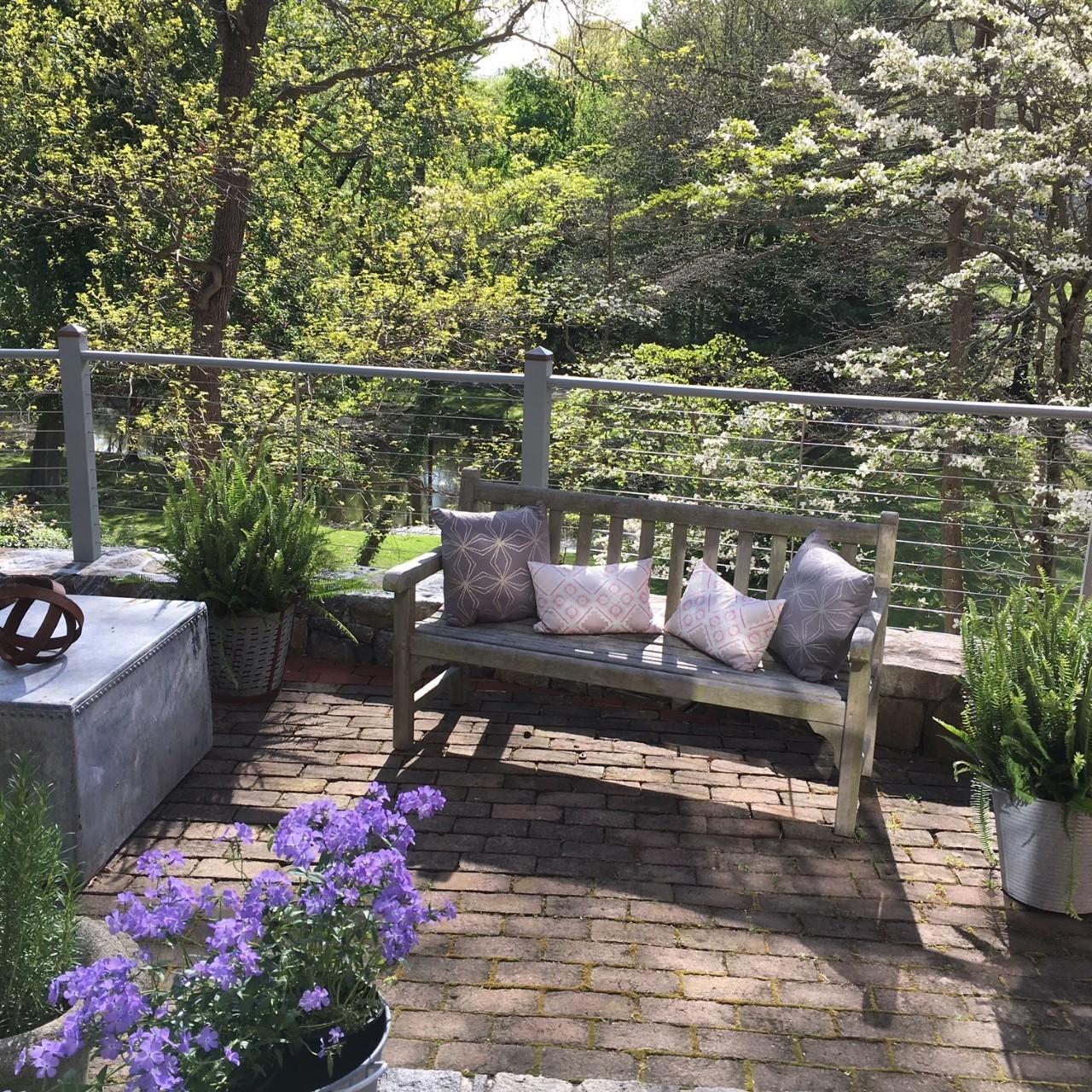 33 Tory Hole Road Darien, CT 06820 - Photo 42 of 51 a view of a balcony with furniture