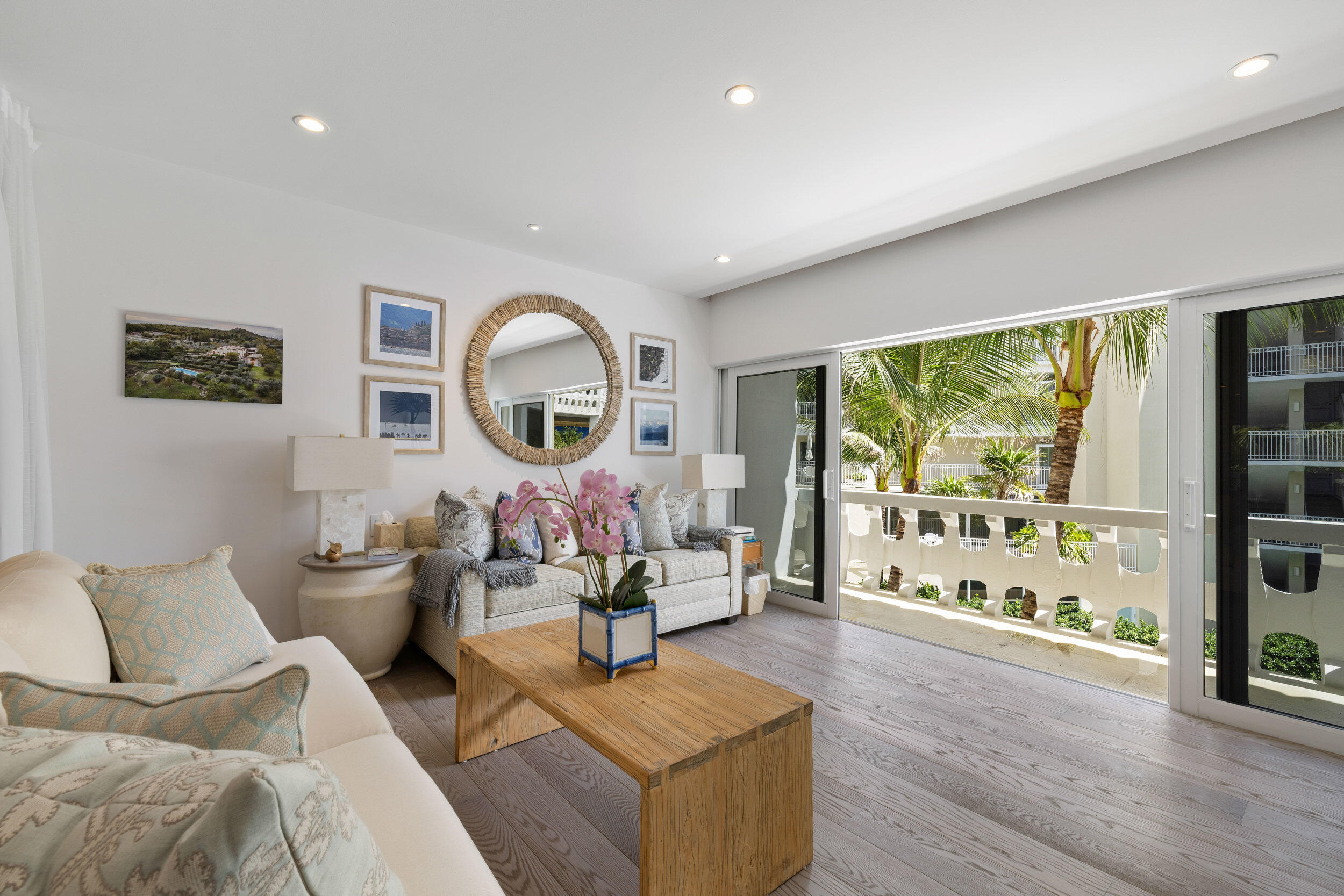300 South Ocean Boulevard, Unit 3F Palm Beach, FL 33480 - Photo 11 of 27 a living room with furniture and a large window