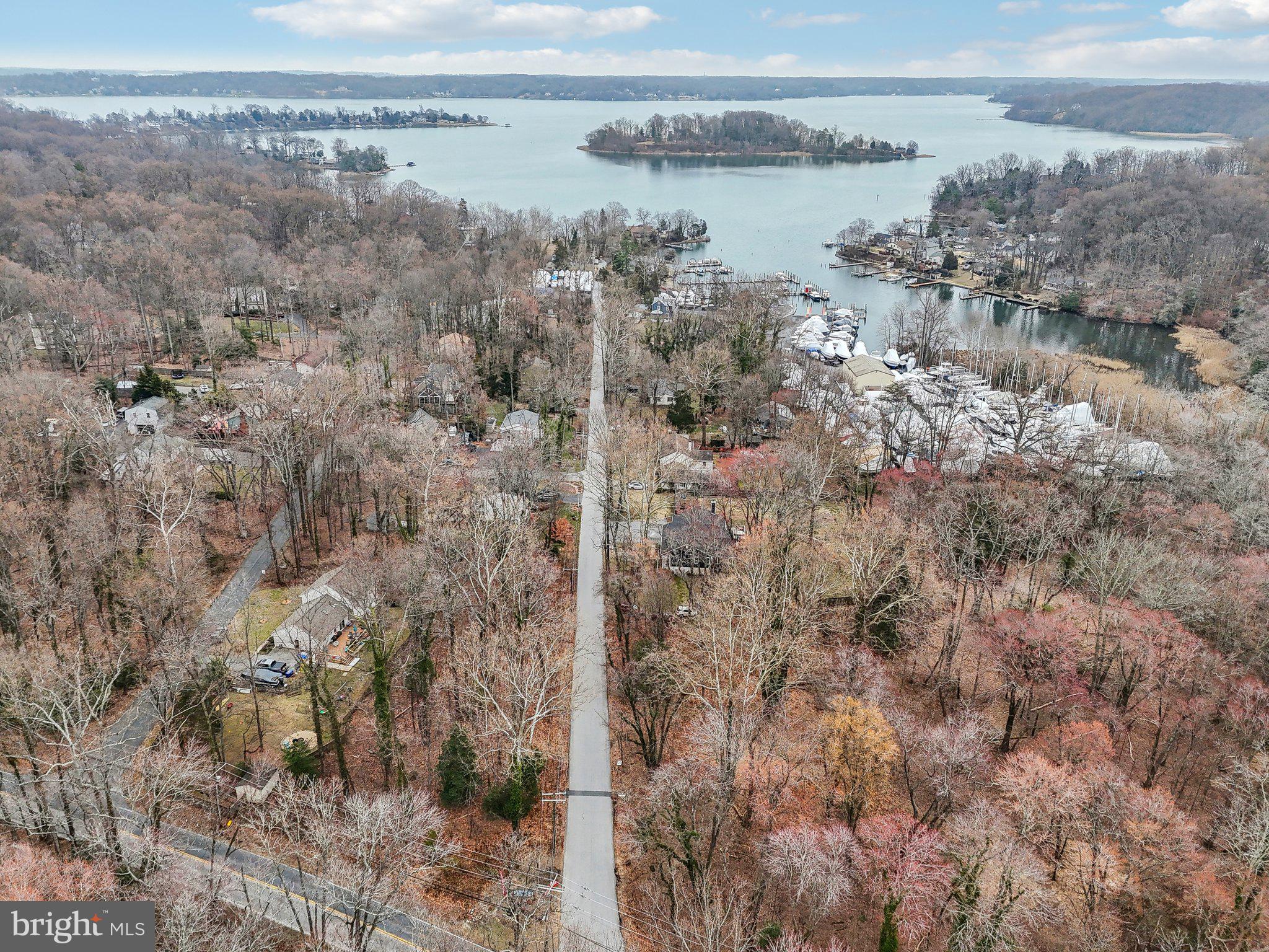 549 Ridgley Road Crownsville, MD 21032 - Photo 32 of 33 Ariel to Severn River