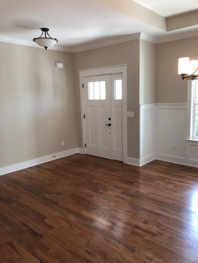 840 Van Davis Road Georgetown, TN 37336 - Photo 17 of 38 a view of an empty room with window and wooden floor