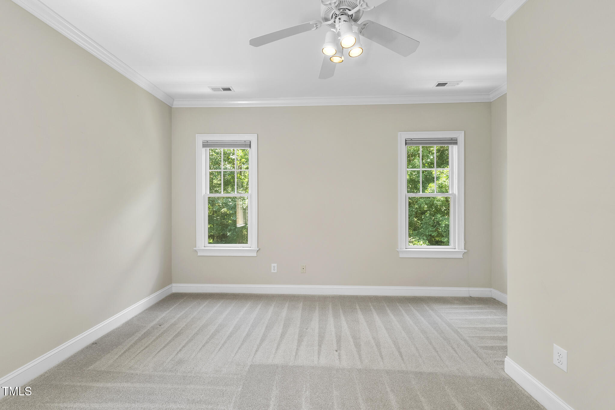 12257 Beestone Lane Raleigh, NC 27614 - Photo 35 of 59 wooden floor in an empty room with a window