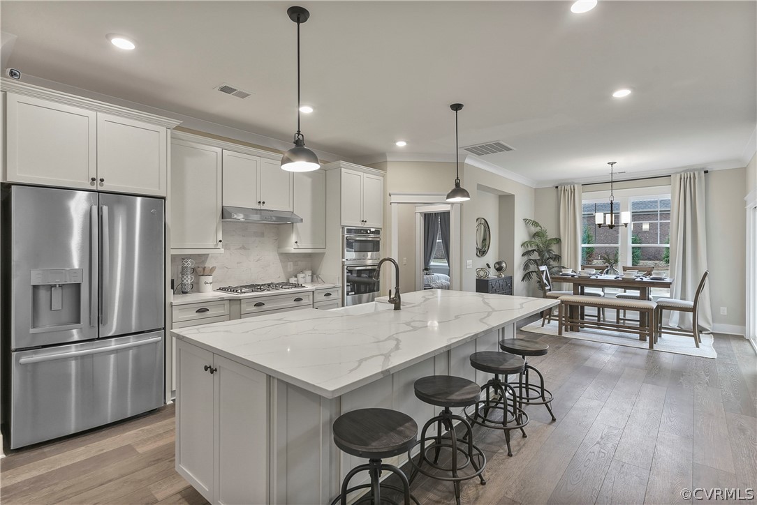 1712 Twin Rivers Court Chester, VA 23836 - Photo 8 of 28 VIRTUAL STAGING. Photo represents the plan with vi