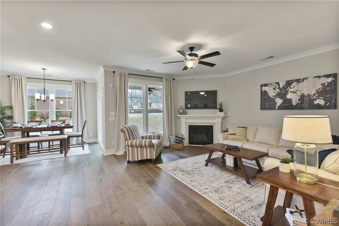 1712 Twin Rivers Court Chester, VA 23836 - Photo 10 of 28 VIRTUAL STAGING. Photo represents the plan with vi
