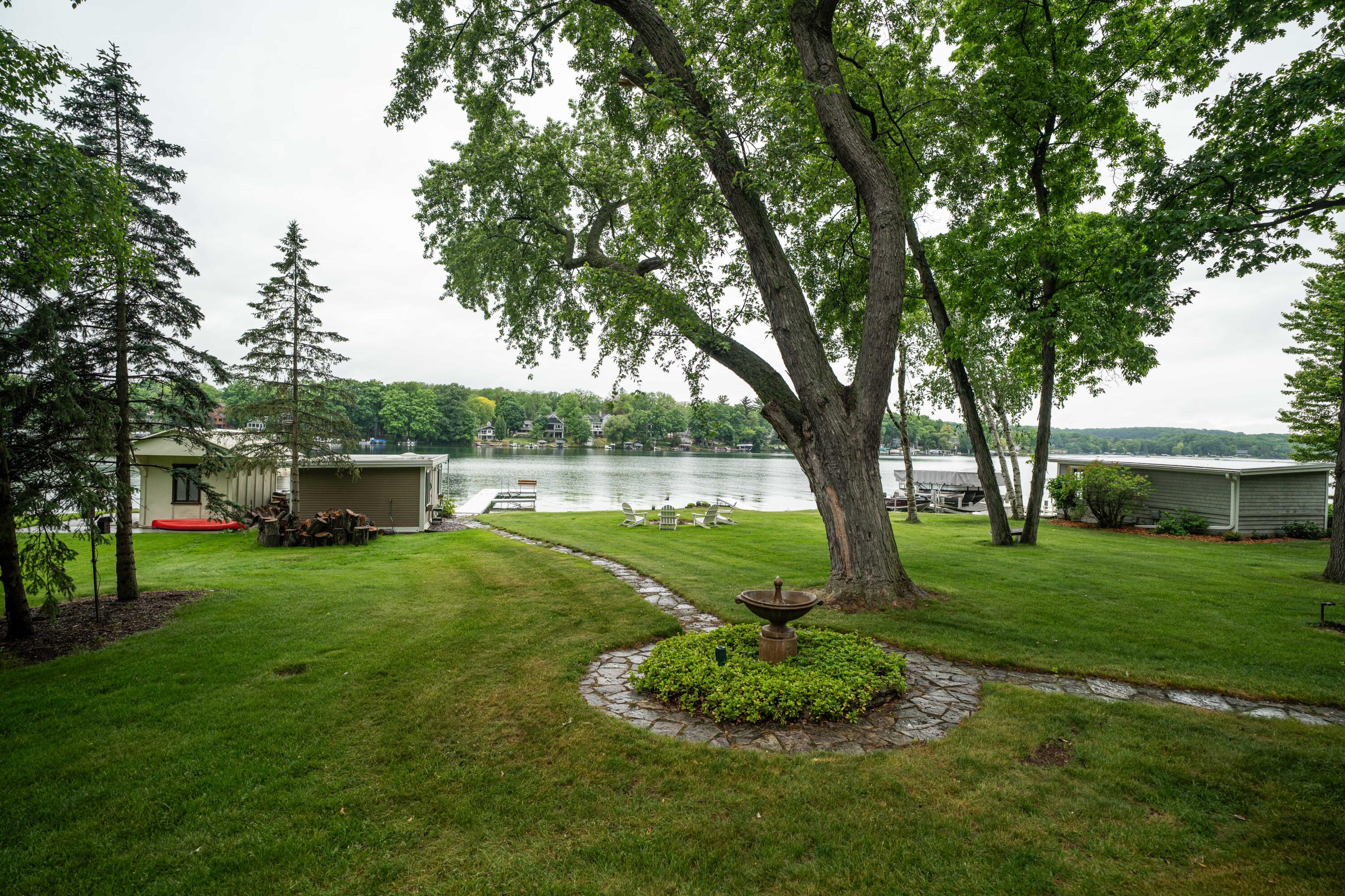 4727 Fontana Beach Road Polk, WI 53086 - Photo 2 of 54 view from deck