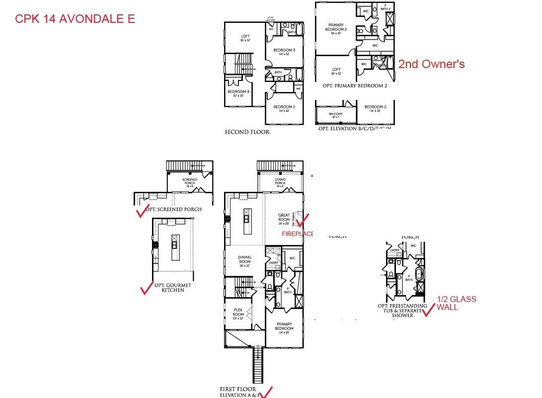 710 Minton Road Charleston, SC 29412 - Photo 44 of 44 Rendering Floor plan CPK 14