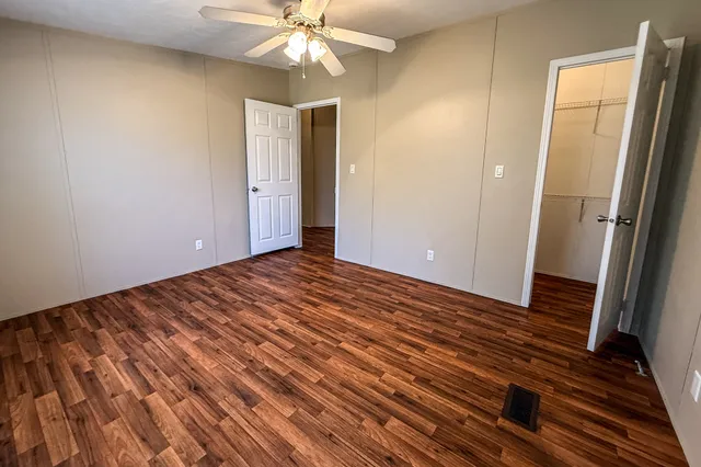 wooden floor in an empty room