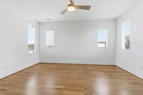 a view of a house with wooden floor