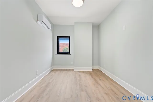 wooden floor in an empty room