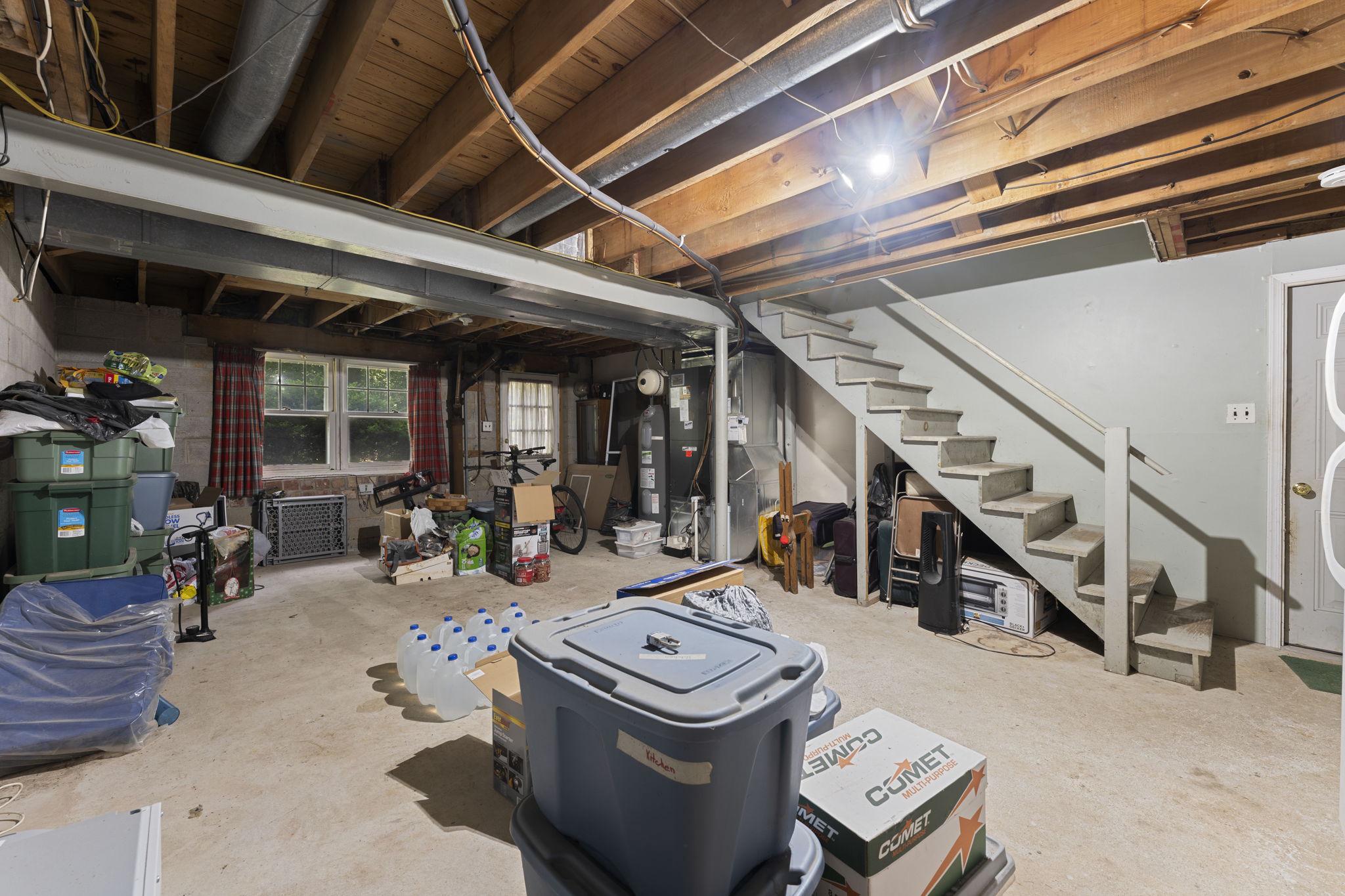 1615 Russell Road Paoli, PA 19301 - Photo 28 of 33 Unfinished walkout basement.