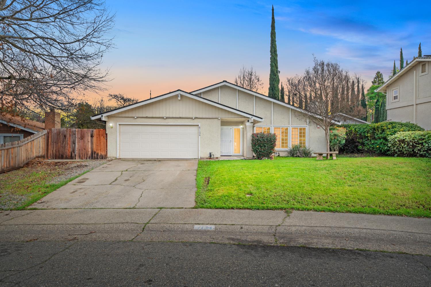 7134 Mathis Court Citrus Heights, CA 95610 - Photo 1 of 1 a view of a yard in front view of a house