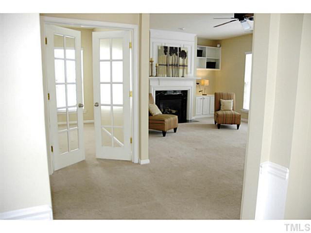 1528 Nealstone Way Raleigh, NC 27614 - Photo 9 of 25 These french doors lead into the main floor office. Interior Space/Layout