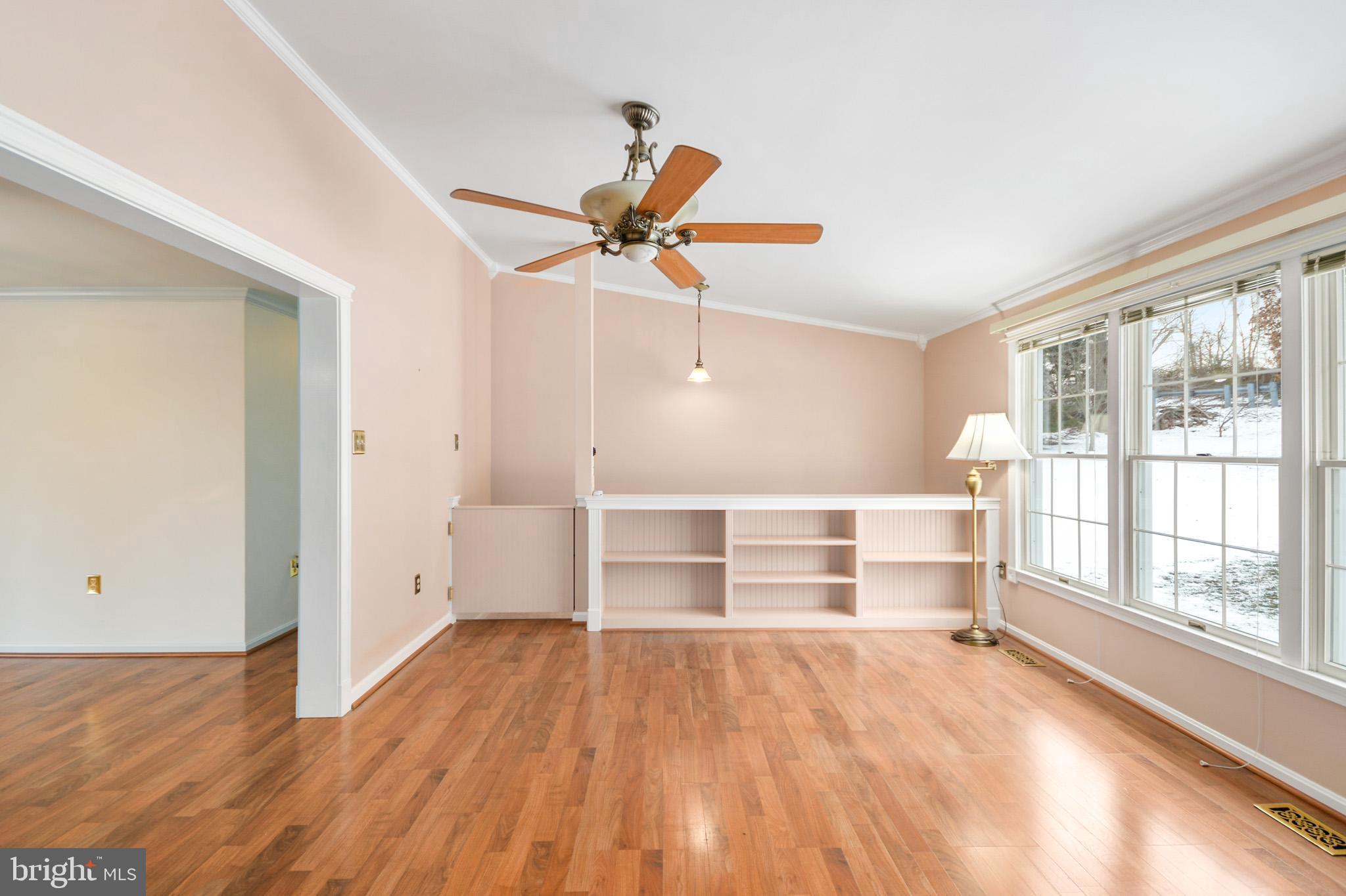 9946 Kelly Road Frederick, MD 21701 - Photo 3 of 23 Light filled living room with built ins