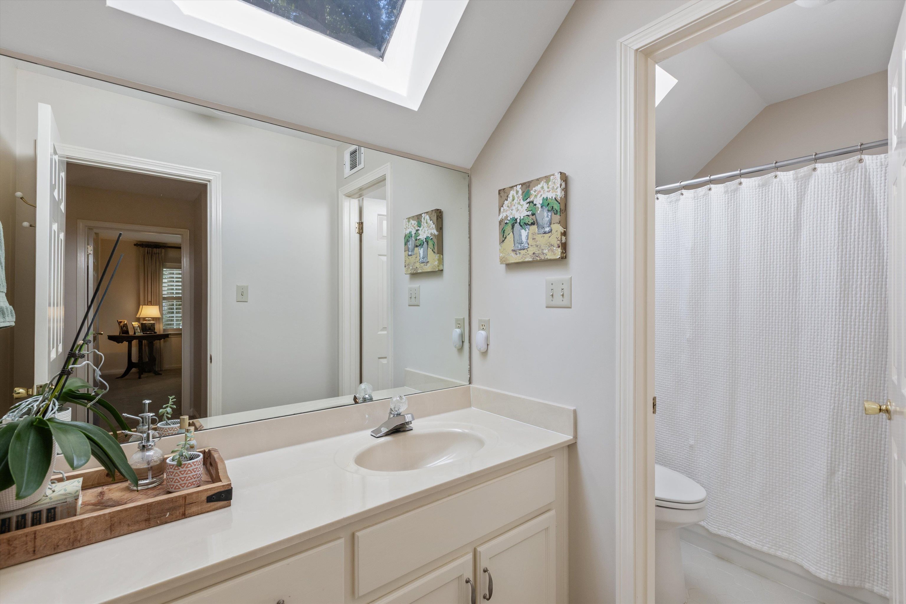 560 Silverman Drive Collierville, TN 38017 - Photo 24 of 31 a bathroom with a sink a toilet and a mirror