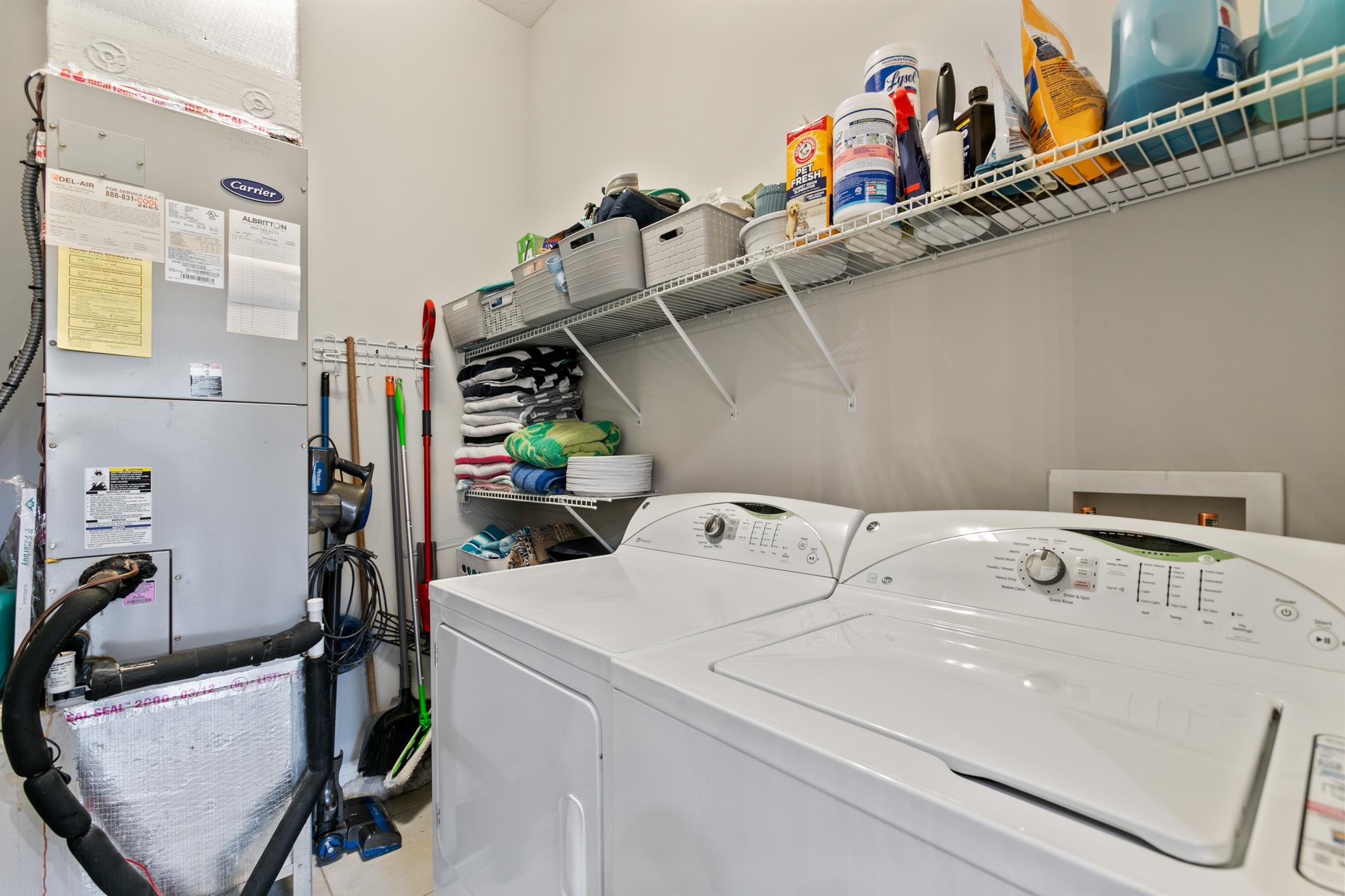 121 Grand Ravine Drive St. Augustine, FL 32086 - Photo 35 of 44 a utility room with dryer and washer